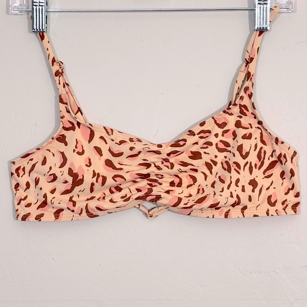 *Cotton On strappy animal print bikini top M
